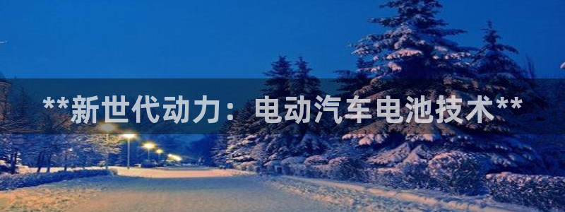 优发国际登录首页官网：**新世代动力：电动汽车电池技术**